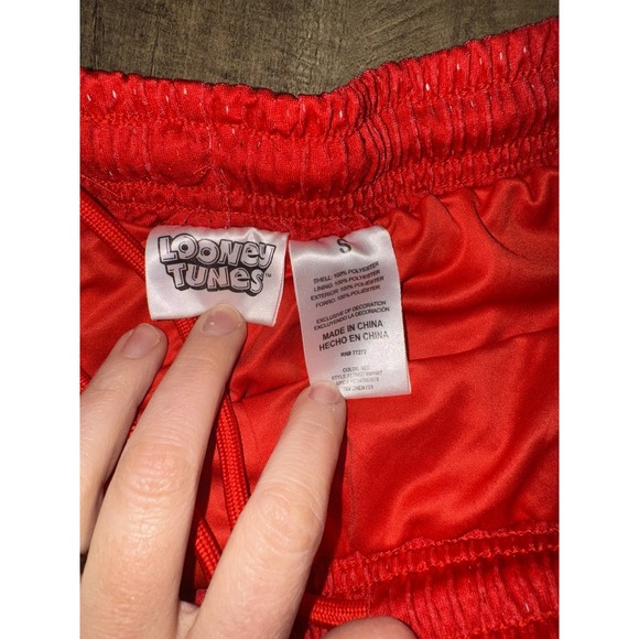 Looney Tunes X Team USA Olympics Mens Size Small S Athletic Red Mesh Warner Bros - Picture 3 of 5